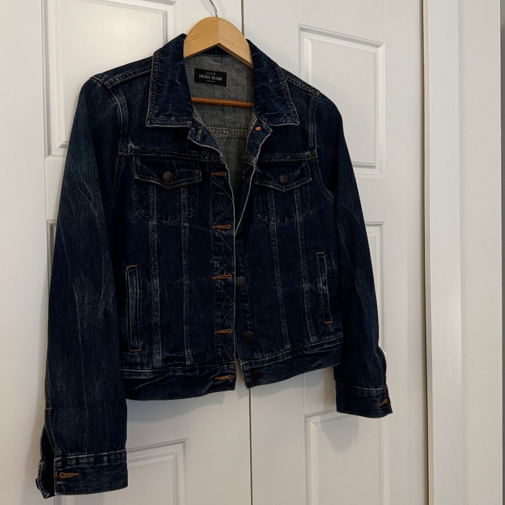 Perfect for Spring! J Crew Womens Indigo Denim Jean Jacket Small